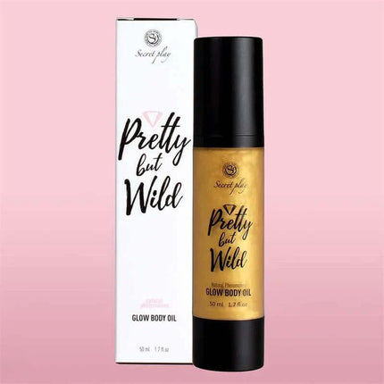 Pretty But Wild 50 ml Glow Body Oil with illuminating plant-based formula for radiant, glowing skin