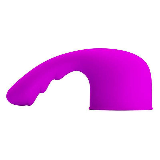Pretty Love Head Massager Curitis Purple silicone wand attachment for G-spot and P-spot stimulation.