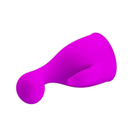 Pretty Love Head Massager Darcy Purple silicone wand attachment for G-spot stimulation, modern design, soft-touch material in vibrant purple color.