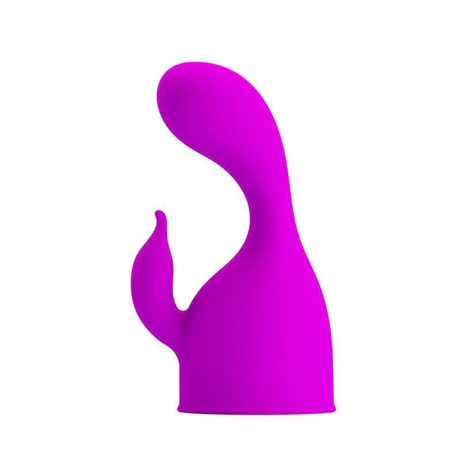 Pretty Love Head Massager Darcy Purple silicone wand attachment for G-spot stimulation, modern design with soft-touch material.