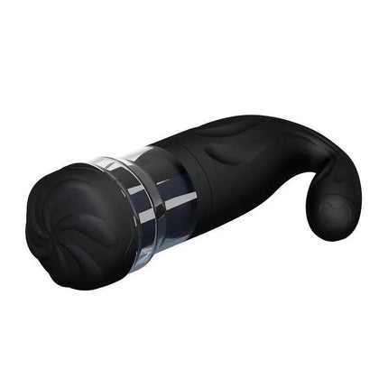 Pretty Love Masturbator Breton Black with ergonomic design and dynamic rotation functions for intense solo pleasure.
