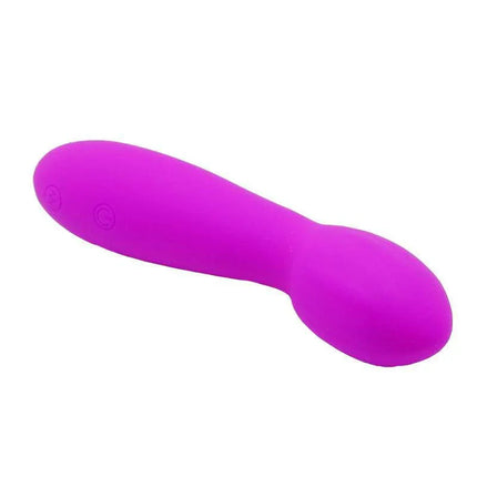 Pretty Love Mini Massager Arvin Purple, compact rechargeable G-spot vibrator, sleek design, silicone finish, 30 vibration functions for pleasure.