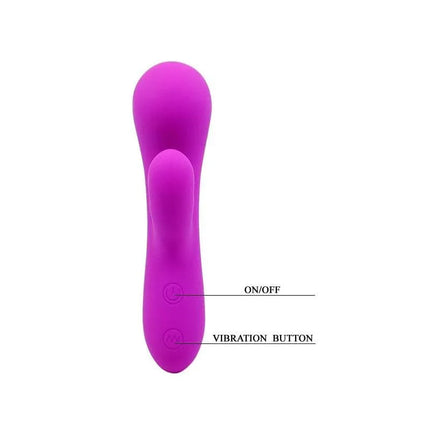 Pretty Love Mini Massager Berger Purple with vibration button and on/off switch
