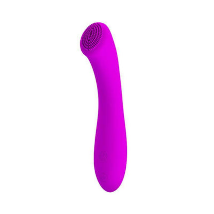 Pretty Love Mini Massager Len Purple ergonomic compact wand for precise G-spot stimulation and versatile full-body pleasure.