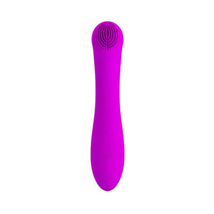Pretty Love Mini Massager Len Purple ergonomic wand for G-spot stimulation and full-body pleasure, featuring 30 customizable vibration modes.