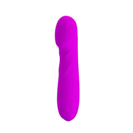 Pretty Love Mini Massager Reuben Purple - compact silicone massager for targeted G-spot stimulation and body wellness.
