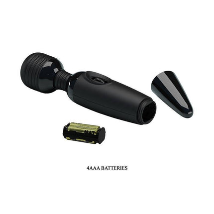 Pretty Love Sensual Massager Black with ergonomic design and detachable battery cover