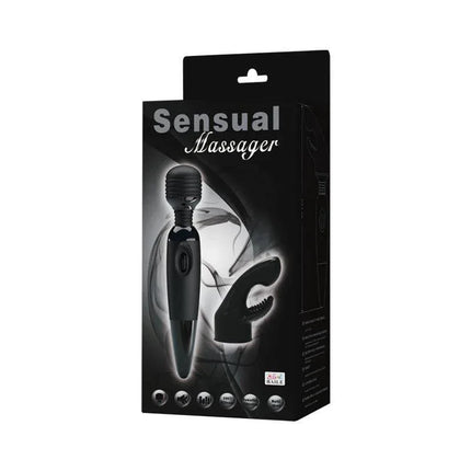 Pretty Love Sensual Massager Black packaging showing sleek and discreet design.