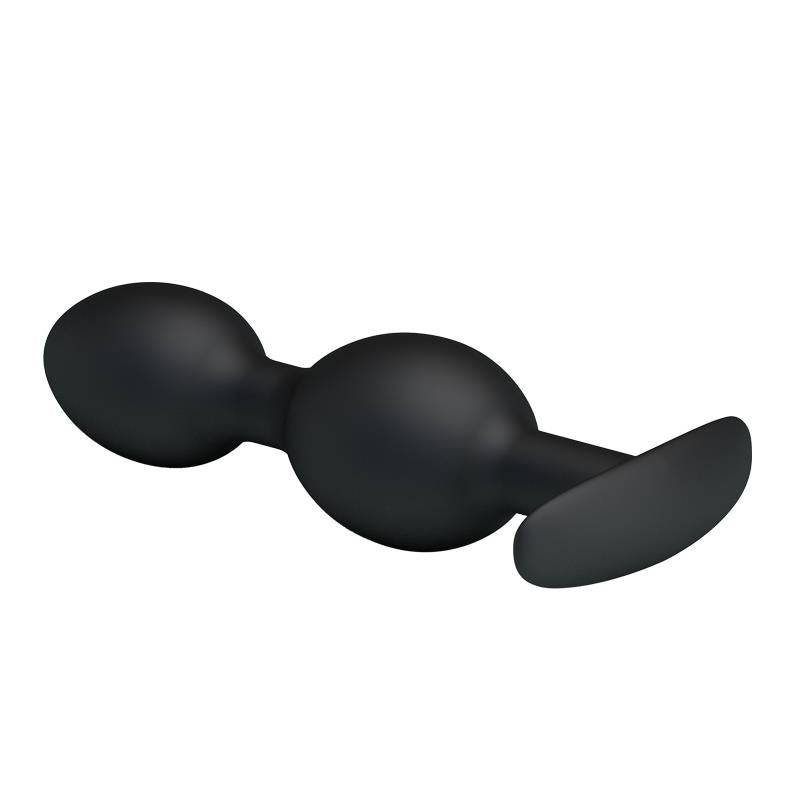 Pretty Love Silicone Anal Balls Black - secretsextoys.store