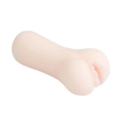 Pretty Love Stroker Candy Flesh premium masturbator for realistic solo play, fits larger sizes, compact design, 14 cm x 4.7 cm.