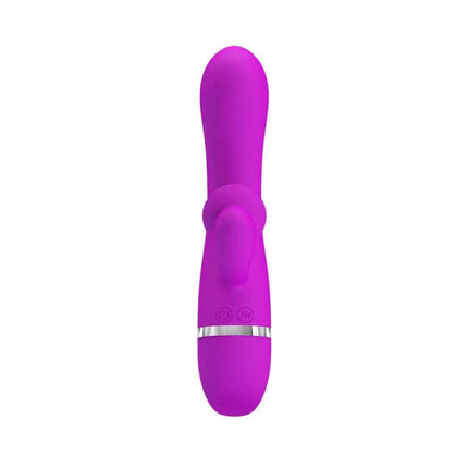Pretty Love Vibe Bert Purple silicone G-spot vibrator with ergonomic design for targeted stimulation and customizable vibrations.