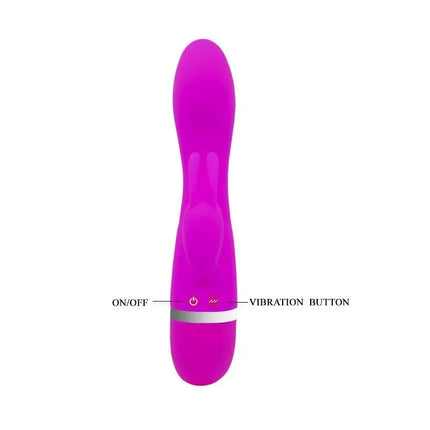 Pretty Love Vibe Freda Purple G-spot vibrator with buttons for 30 vibration modes.