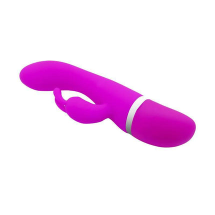 Pretty Love Vibe Freda Purple G-spot vibrator with 30 vibration modes and premium silicone finish for enhanced pleasure.