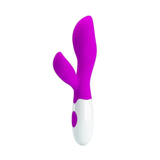 Pretty Love Vibe Newman Purple dual-action wand with 30 vibration functions for targeted stimulation