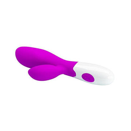 Pretty Love Vibe Newman Purple dual-action wand with 30 vibration functions for enhanced pleasure.