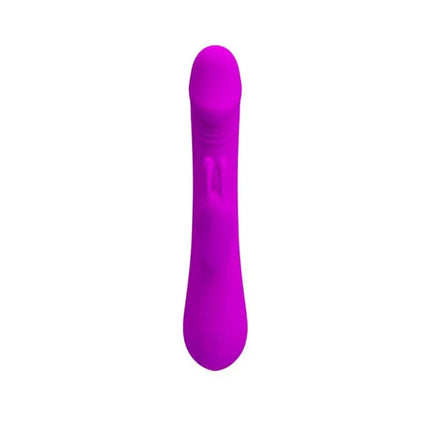 Pretty Love Vibe Robert Purple, a curved silicone vibrator for targeted G-spot stimulation with 30 vibration functions.