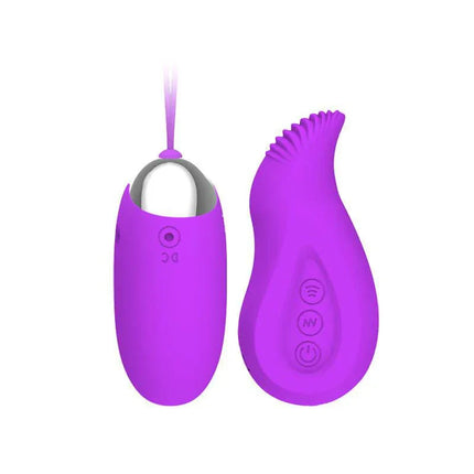Pretty Love Vibrador a Control Remoto Eden CL40 in purple with ergonomic design and remote control for versatile use and pleasure.