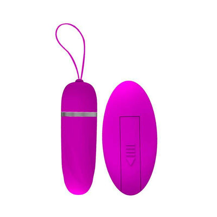 Pretty Love Vibrating Bullet Debby Purple with remote, compact design for enhanced pleasure with 12 vibration functions.