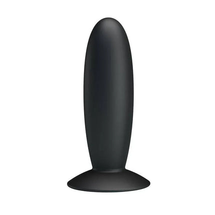 Pretty Love Vibrating Butt Plug Anal Black with suction cup base for versatile use