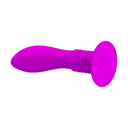 Pretty Love Vibrating Butt Plug Purple - premium body-safe silicone sex toy for customizable pleasure, ideal for solo or partner use.