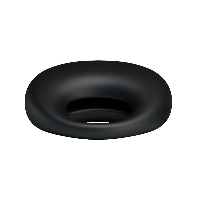 Pretty Love Vibrating Cock Ring Trap Black - secretsextoys.store