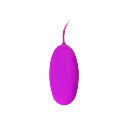 Pretty Love Vibrating Egg Eunice Purple, compact and powerful vibe with 12 functions for solo and shared pleasure.