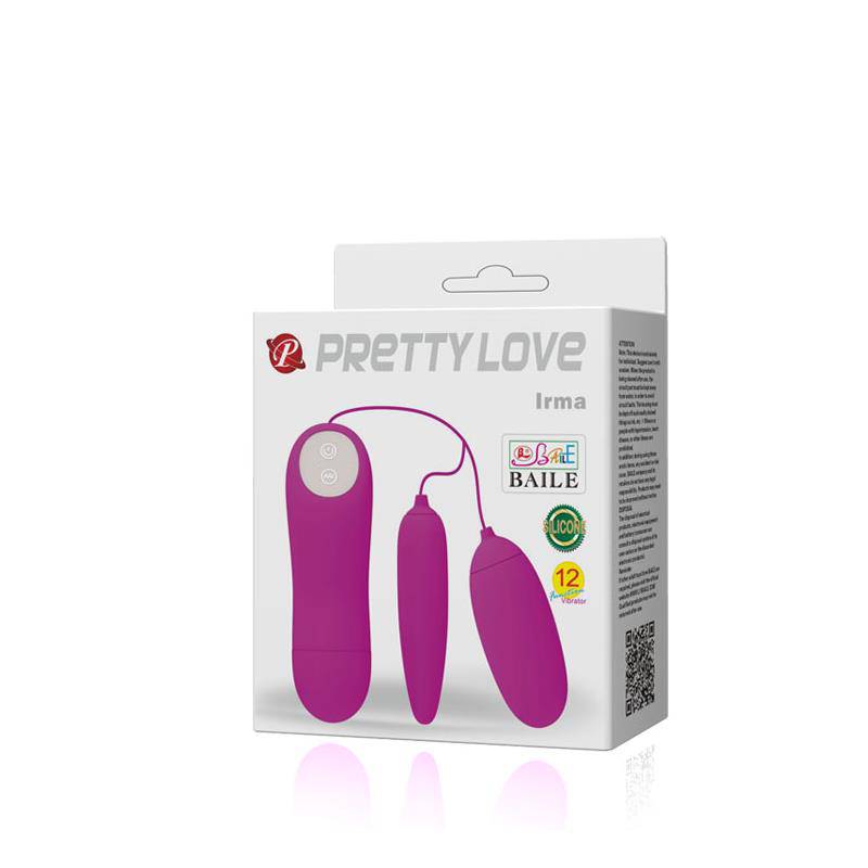 Pretty Love Vibrating Egg Irma Purple - secretsextoys.store