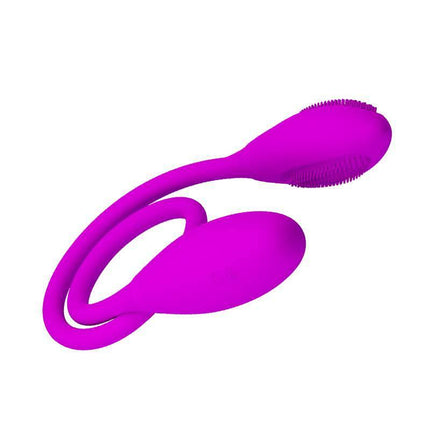 Pretty Love Vibrating Eggs Snaky Vibe Purple with two independently rechargeable eggs for versatile internal stimulation