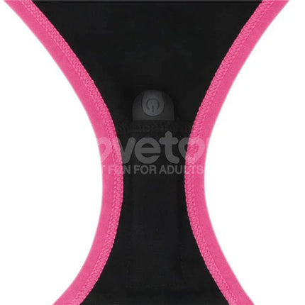Close-up of Printed Vibrating Sexy Panties 24-27, featuring a remote-controlled vibrating component with a sleek pink and black design.