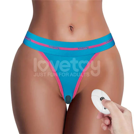 Printed Vibrating Sexy Panties 24-27 with remote control for discreet stimulation.