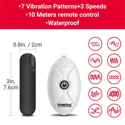 Printed Vibrating Sexy Panties 24 - 27 remote control features waterproof design and various vibration patterns.