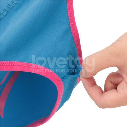 Printed Vibrating Sexy Panties 28-33 with hidden pocket shown, ideal for discreet stimulation and comfort.