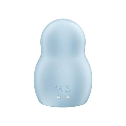 Pro To Go 1 Blue pulsed air double system stimulator with a compact, travel-friendly design and glossy blue finish.