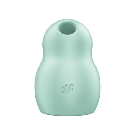 Pro To Go 1 Mint pulsed air stimulator with 11 waving and 12 vibration functions, compact travel size in glossy mint finish.
