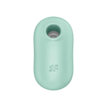 Pro To Go 2 Mint air system stimulator with 11 waving and 12 vibration functions, compact travel size, stylish mint silhouette.