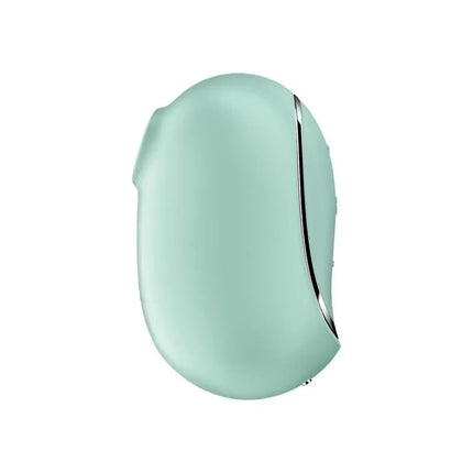 Compact Pro To Go 2 Mint pulsed air stimulator with 11 waving, 12 vibration functions, stylish design, travel size, waterproof.