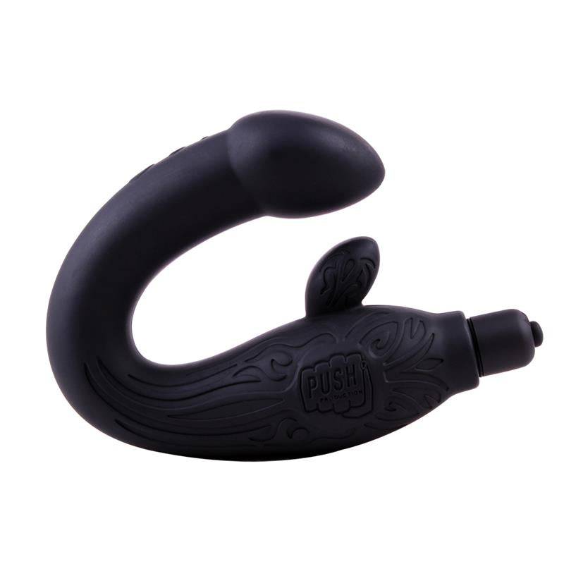 Prostatic Masager Silicone 29 cm Black - secretsextoys.store