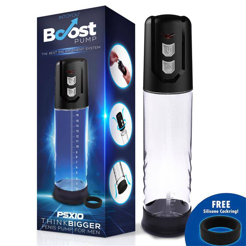 PSX10 Automatic Penis Pump Crystal - secretsextoys.store
