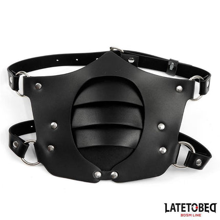 Punk Style Mask Adjustable from Latetobed BDSM line featuring standout detailing and adjustable straps for a secure, comfortable fit.
