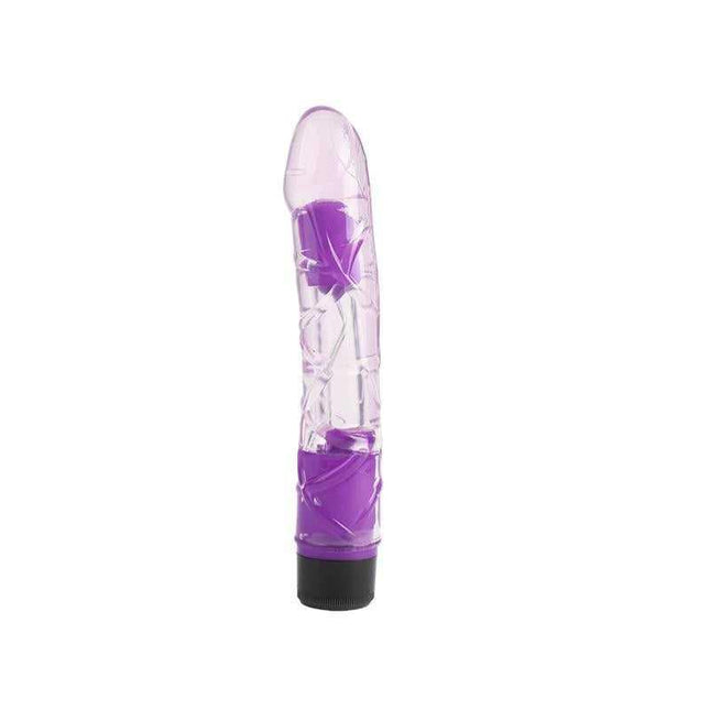 Purple Multi-speed Vibe 9 with semi-transparent design offering nine speeds for personalized pleasure
