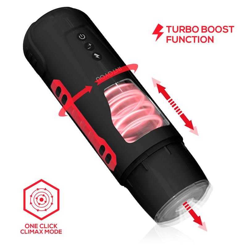 Pyro Advanced Thrusting, Rotating and Moaning Masturbator - secretsextoys.store