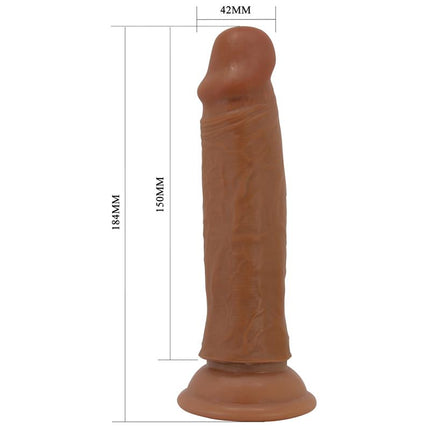 Quentin Dildo with Sliding Skin Retractil 184 cm