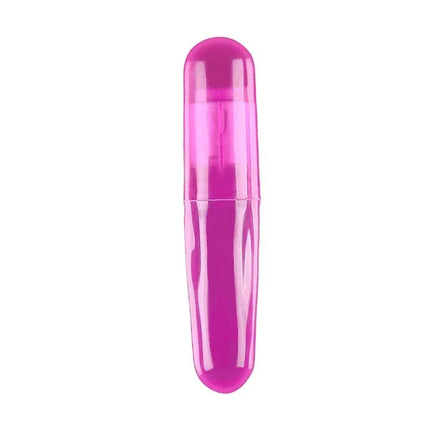 Quincy Easy Fun Vibrating Bullet Purple, compact body-safe pleasure toy for discreet on-the-go use, single-speed with soft materials.