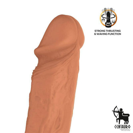 Quintus Dildo with Thrusting, Waving and Vibration 9 - 23 cm, showcasing lifelike design and premium silicone material.