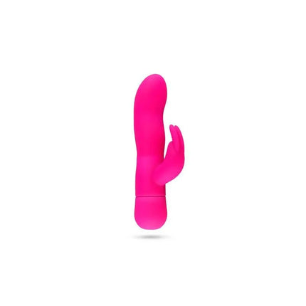 Rabbit Vibrator - Pink silicone pleasure toy for G-spot and clitoral stimulation with 10 vibration modes.