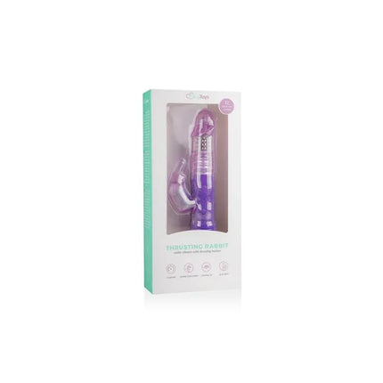 Packaging of Rabbit Vibrator Thrusting and Rotating Balls Purple