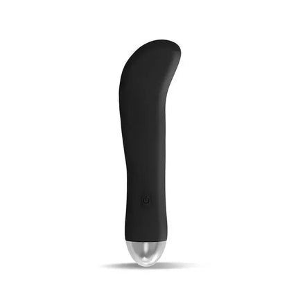 Ragon Stimulator 10 Speeds Black ergonomic design with 10 vibration settings, discreet motor, and comfortable handling for personal enjoyment.