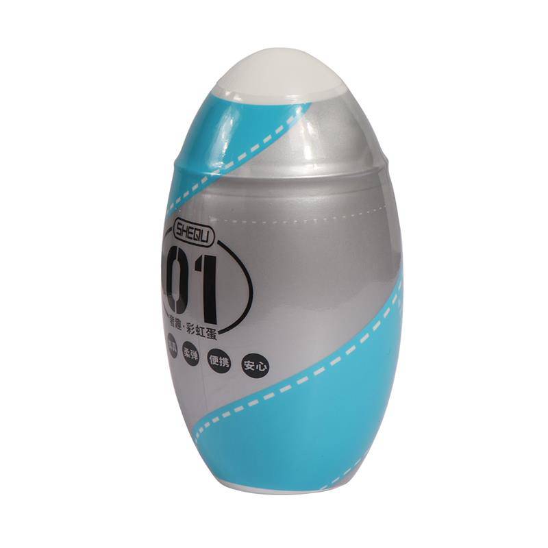 Rainbow Masturbator Egg Blue - secretsextoys.store