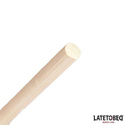 Close-up of Rattan Cane 60cm, a handcrafted lightweight accessory with black color, showing the natural rattan material and craftsmanship.
