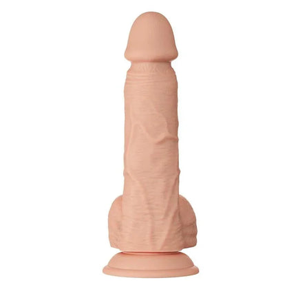 Realistic Dildo Bahamut 8.5 with lifelike texture and suction cup base, designed for enhanced intimate experiences.